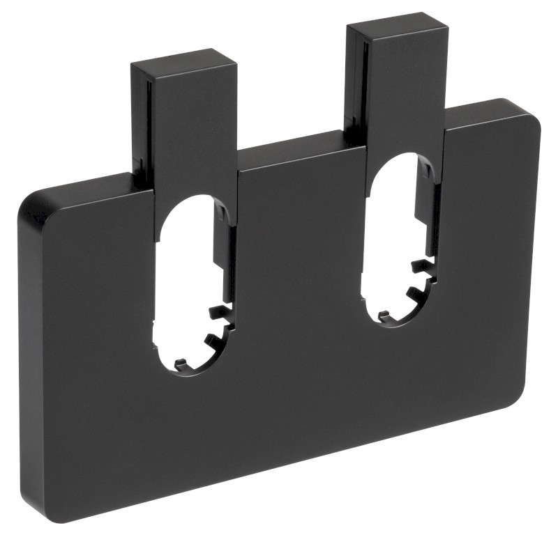 Q-START krycí rozeta pro středové připojení, černá mat QS515B