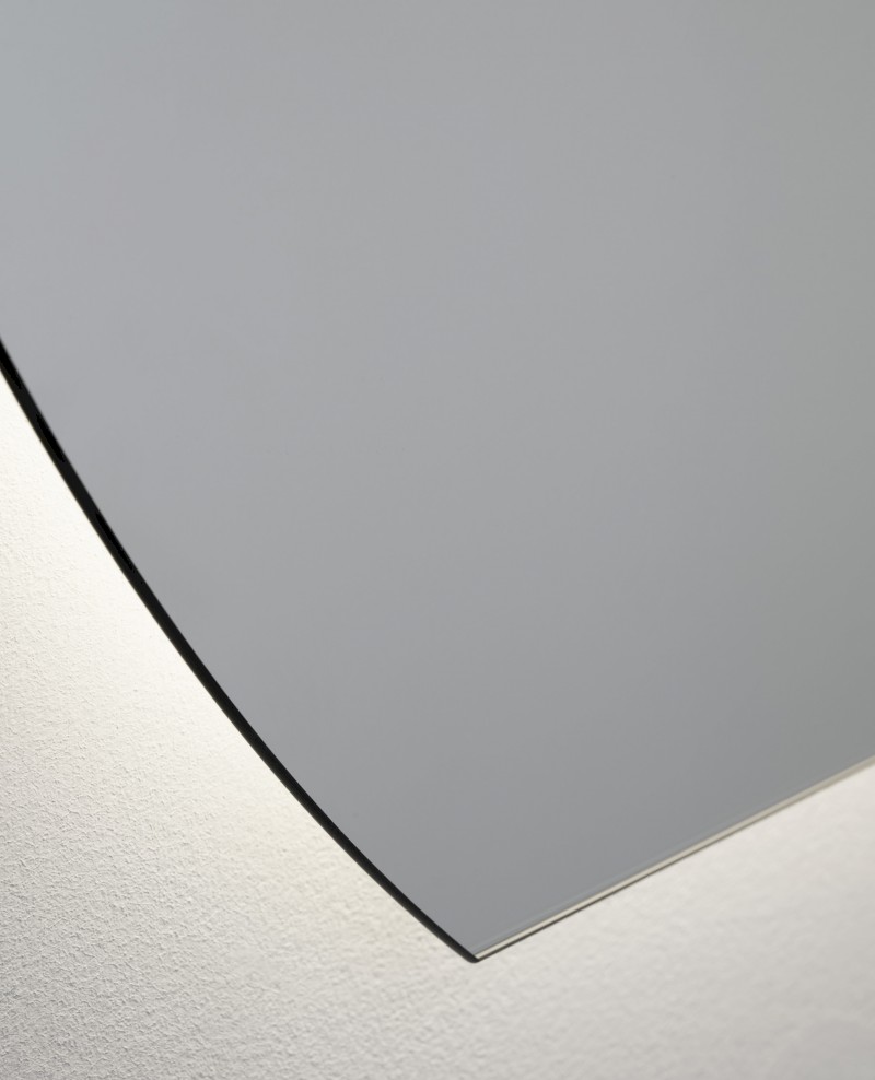 DARA CUT zrcadlo s LED podsvícením 20W, ø 100x90cm, topná fólie 34900CI