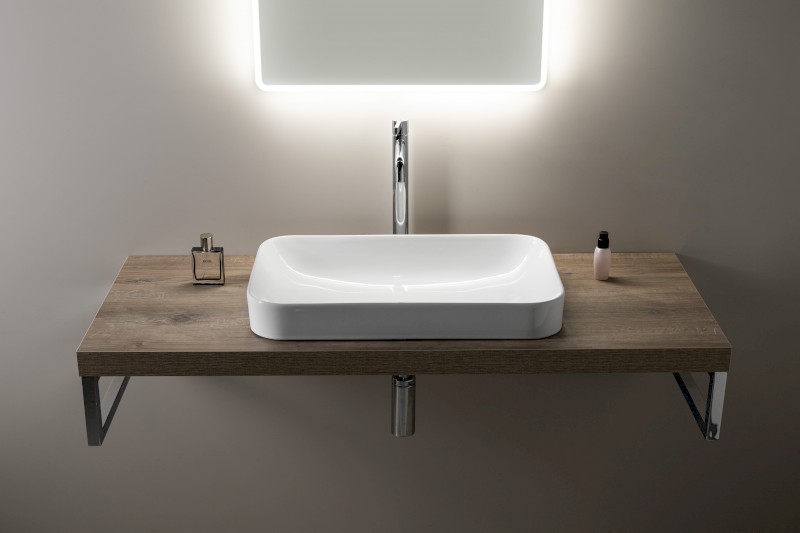 SOTT AQUA keramické umyvadlo 60x38cm, bílá 10SQ50060