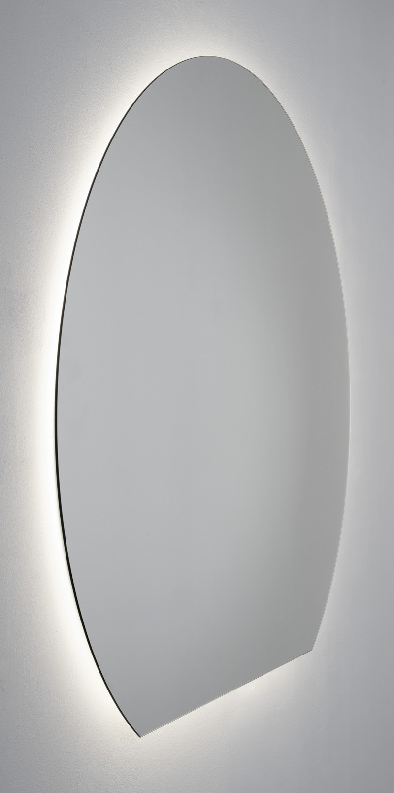DARA CUT zrcadlo s LED podsvícením 20W, ø 100x90cm, topná fólie 34900CI