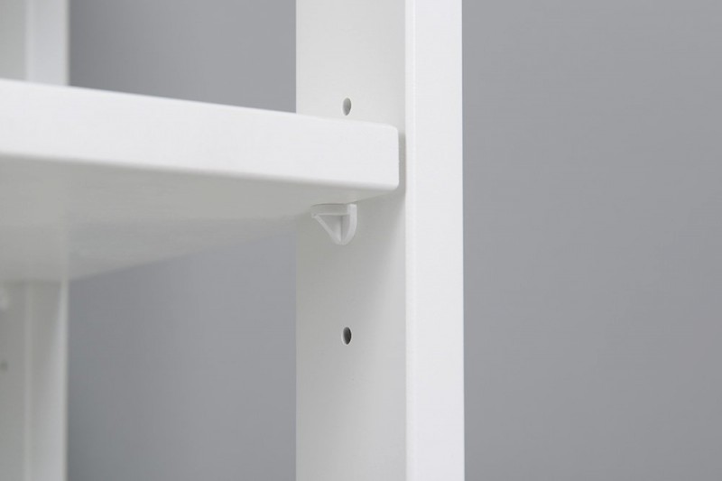 ETIDE policový regál 36x86x36 cm, bílá mat ET086