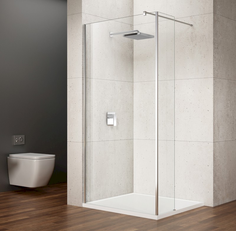 VARIO přídavný panel 350mm, čiré sklo, chrom GX3510