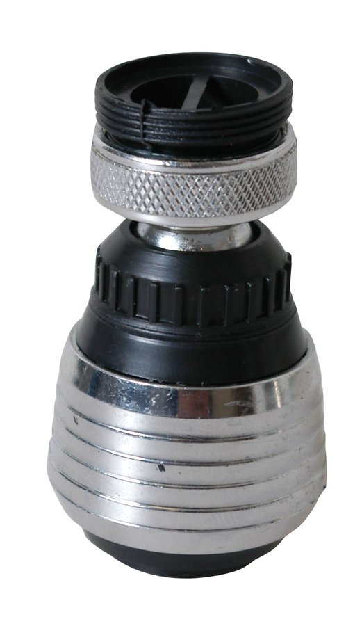 Perlátor s kloubem a přepínačem, redukce M22x1 a M24x1, ABS/chrom B003