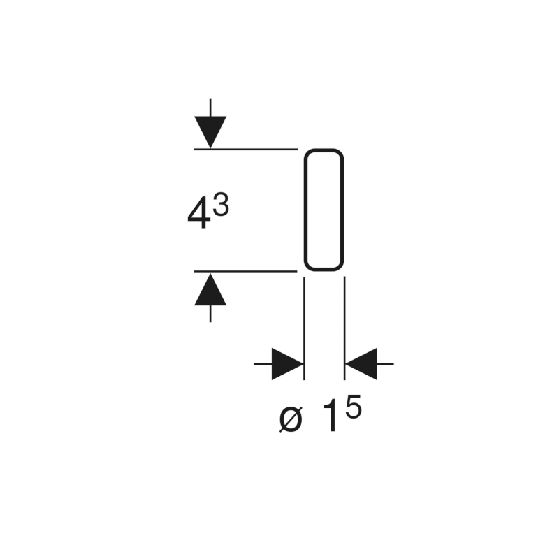 GEBERIT vonné tyčinky DUOFRESH, 8ks 244.600.00.1