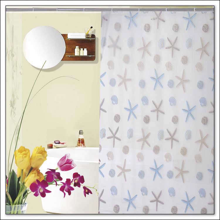 Sprchový závěs 180x200cm, vinyl, hvězdice ZV016