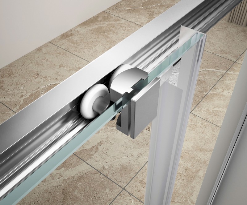 UGGA posuvné sprchové dveře 1100mm, čiré sklo ATS110