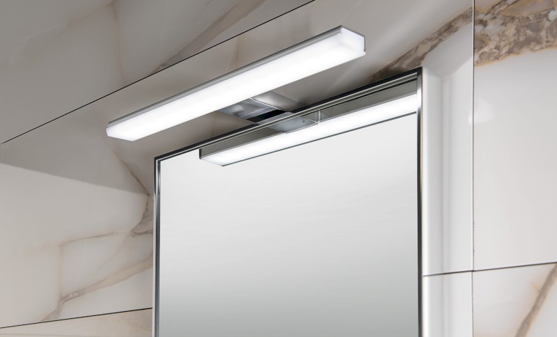 FELINA LED svítidlo, 8W, 308x15x112mm, IP44, chrom FE030