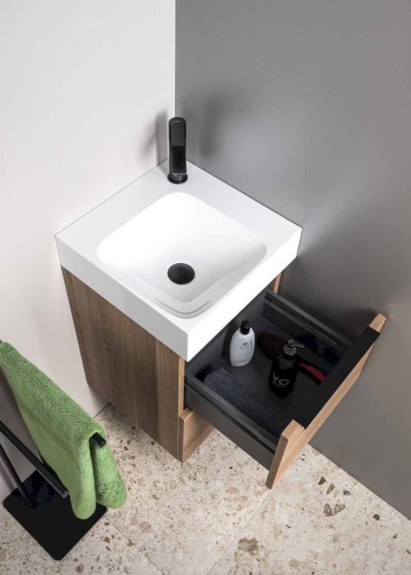 EMONA umyvadlová skříňka 39,4x55x39cm, dub alabama EM040-2222