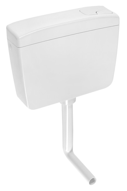 WC plastová nádržka s DUAL tlačítkem, 4-8 L, bílá WM108