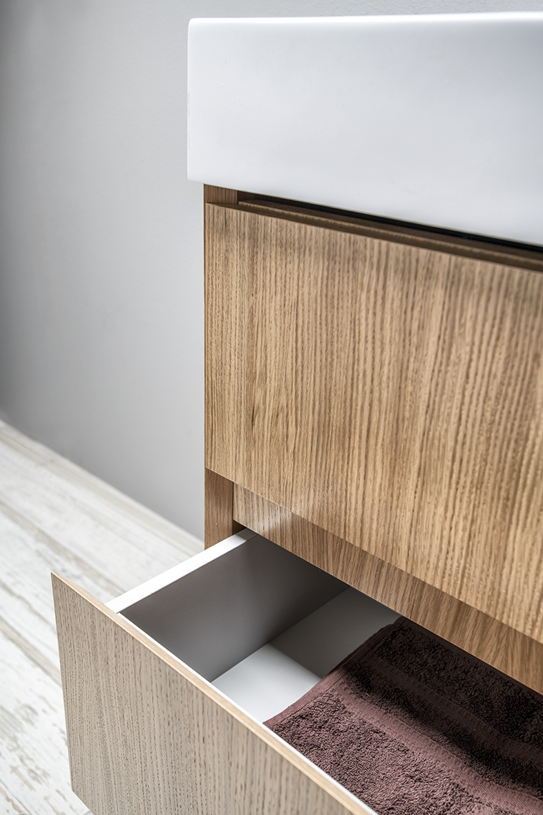 FILENA umyvadlová skříňka 57x51,5x43cm, dub FID1260D