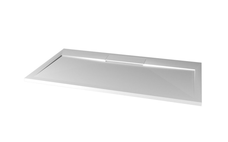 IRENA sprchová vanička z litého mramoru, obdélník 160x100cm, bílá HI160100