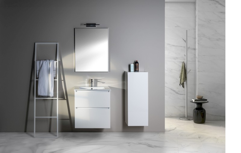 EZARA umyvadlová skříňka 59,2x64x46cm, borovice rustik EZ601-1616