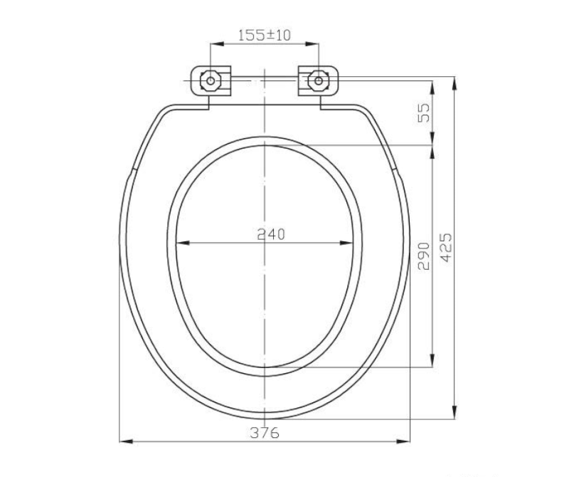 REGINA WC sedátko, bílá 3551