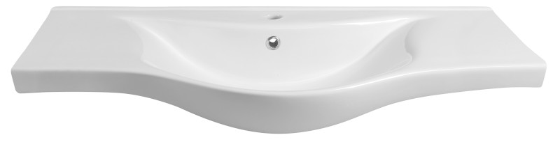 ZARA 100 keramické umyvadlo nábytkové 99,5x46,5cm, bílá 10100
