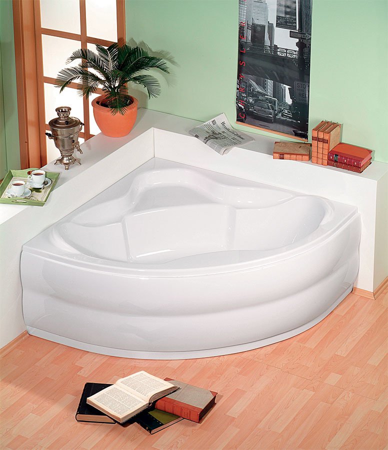 SIMONA rohová vana 150x150x44cm, bílá 94111