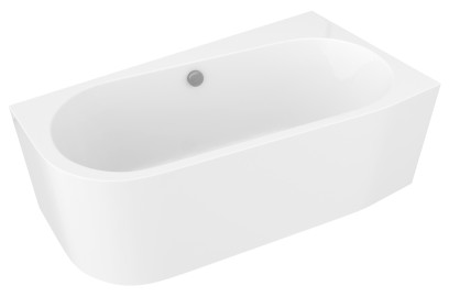 ASTRA WR MONOLITH asymetrická vana 160x85x60cm, bílá 31611M