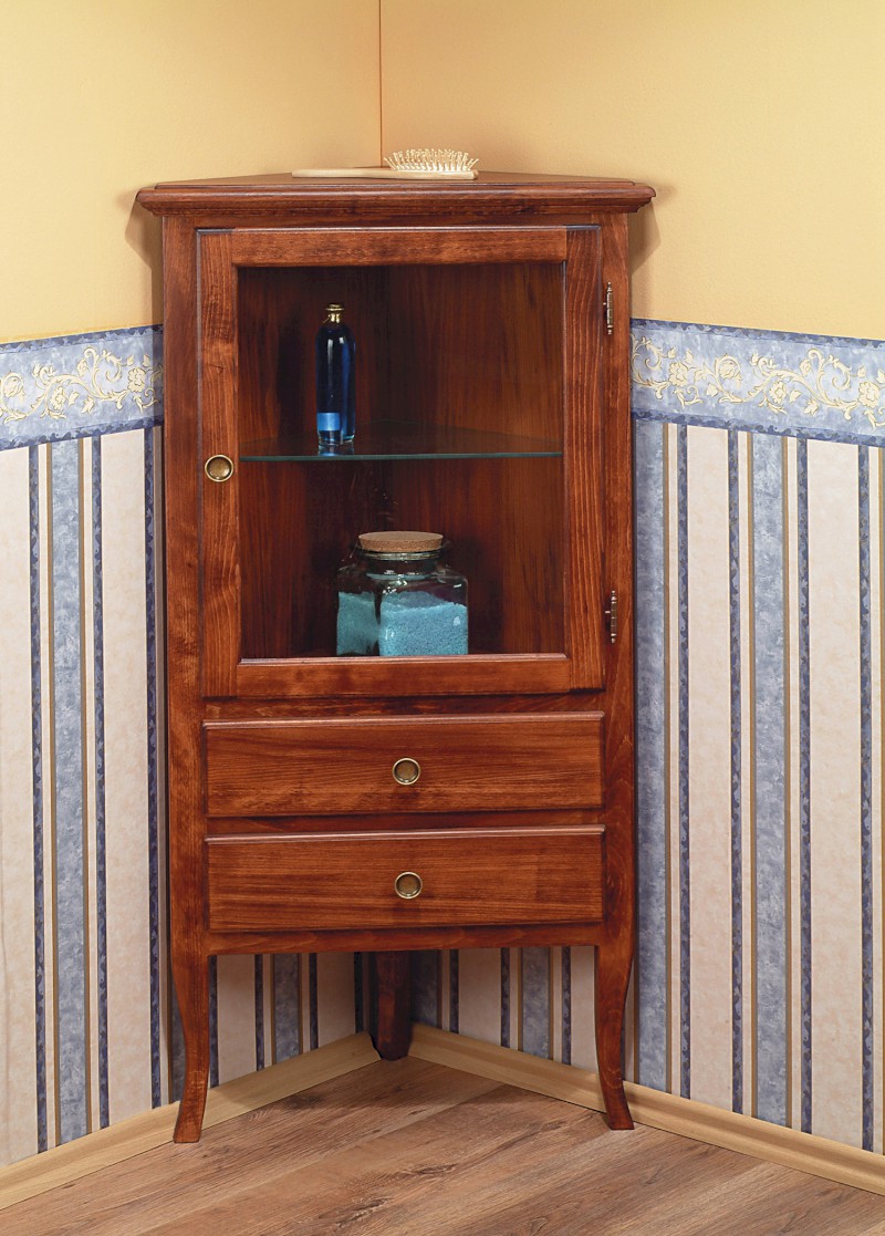 RETRO skříňka rohová 60x120x47cm, buk, pravá 1715