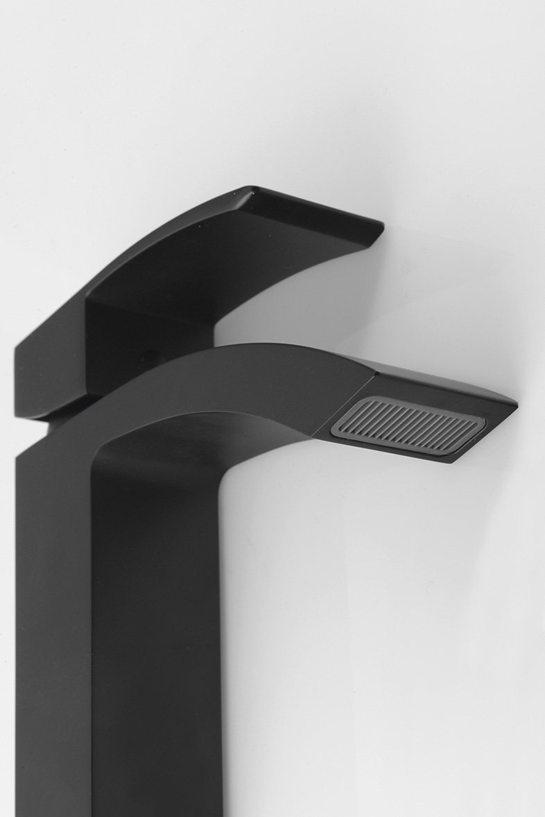 GINKO 35 stojánková umyvadlová baterie, černá mat 1101-02B