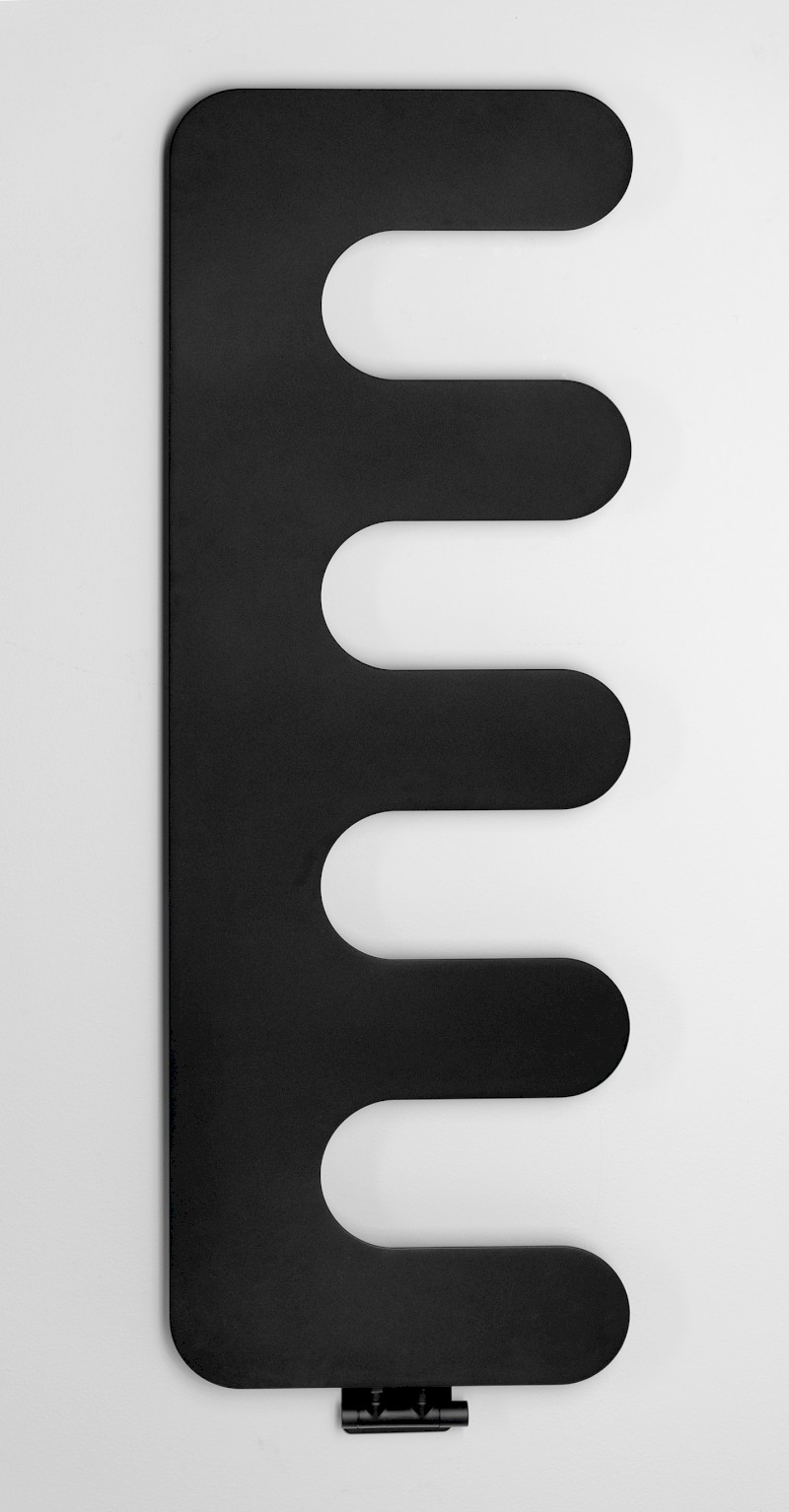 EVOLLA otopné těleso 490x1390mm, černá mat MI1400