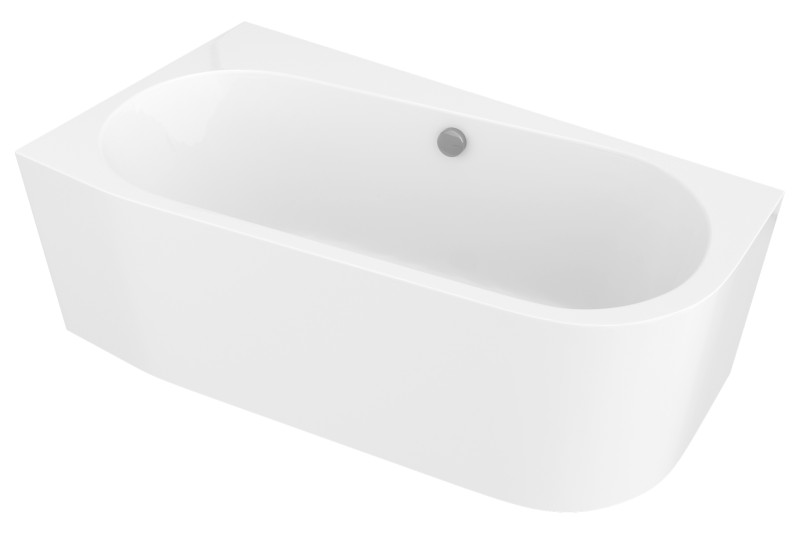 ASTRA WL MONOLITH asymetrická vana 160x85x60cm, bílá 30611M