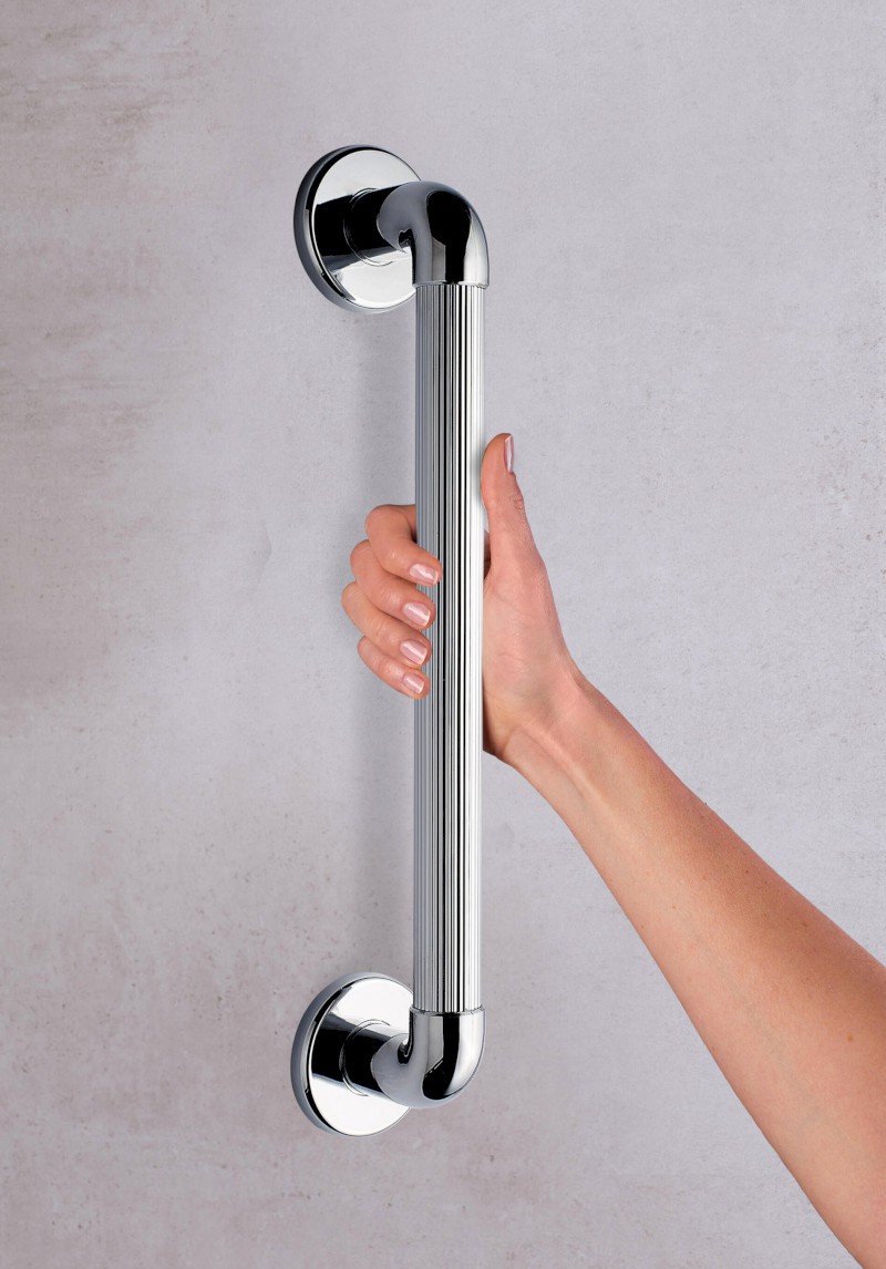 Pevnostní madlo plastové, 450mm, chrom A1014537