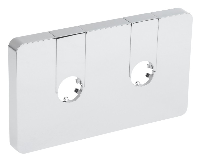 Q-START krycí rozeta pro středové připojení, chrom QS515C