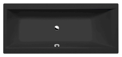CLEO obdélníková vana 160x70x48cm, černá mat 73611.21