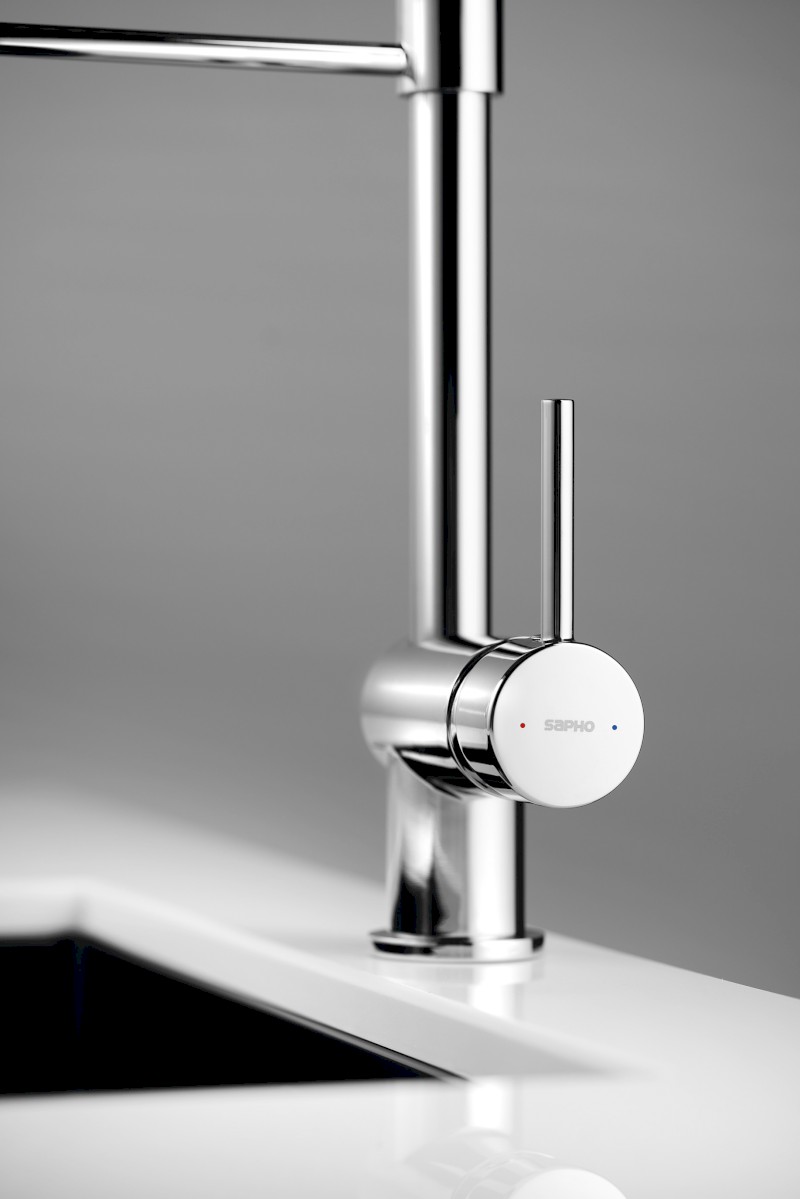 MOOVAN stojánková dřezová baterie se sprškou, chrom FF125