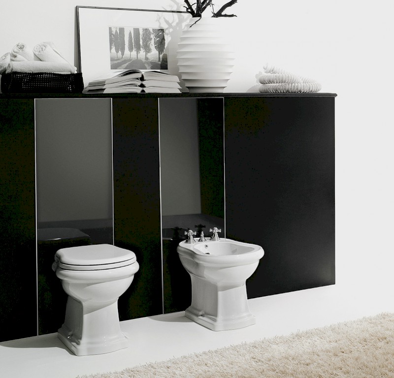 RETRO bidet stojící 38,5x60cm, bílá 102001