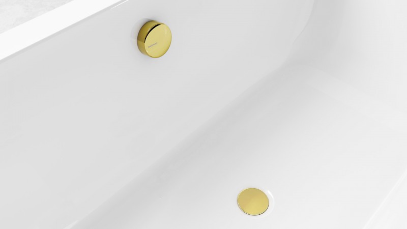 Vanová souprava, bovden, délka 1200mm, zátka 72mm, zlato 71856.90