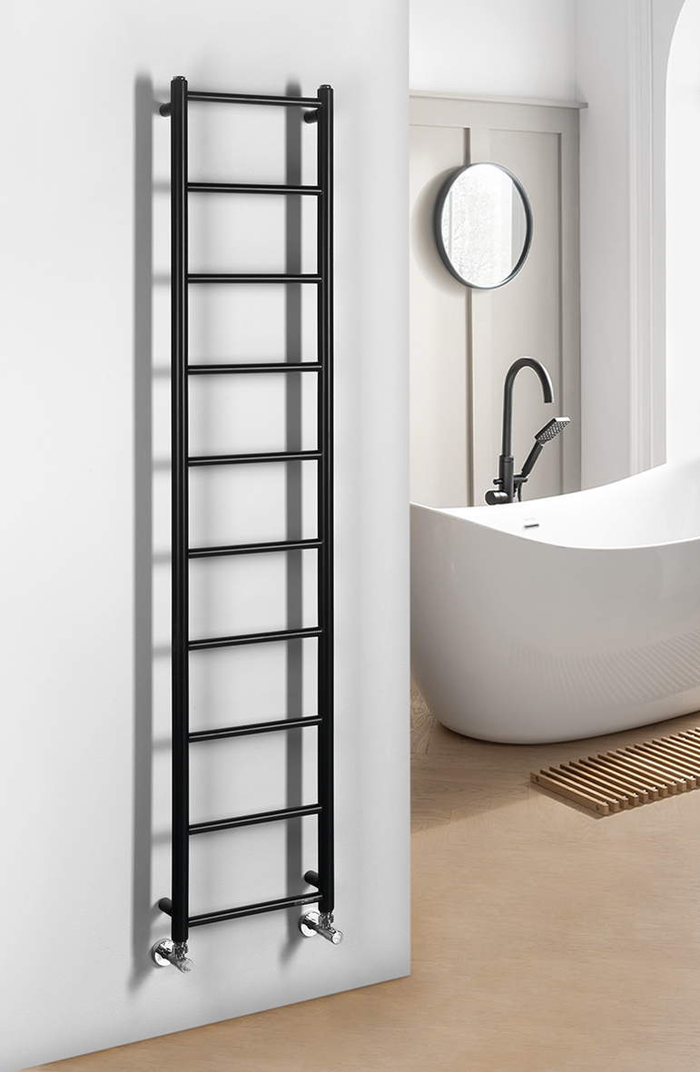 DINA otopné těleso 350x1680mm, černá mat IR378TB