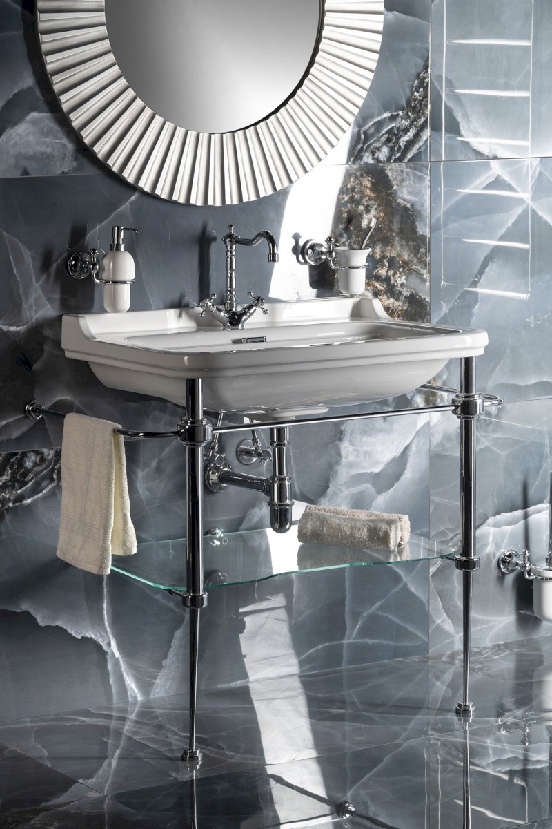 WALDORF keramické umyvadlo 80x55cm, bílá 4141K1