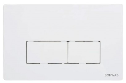 SCHWAB PLUTO ovládací tlačítko, 247x160 mm, bílá lesk P58-0130-0250