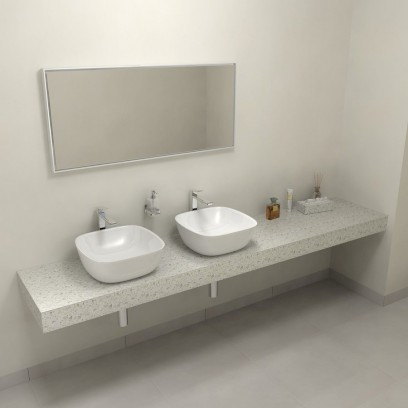 TAILOR rockstone deska 240x50 cm, provedení límce L TR240L
