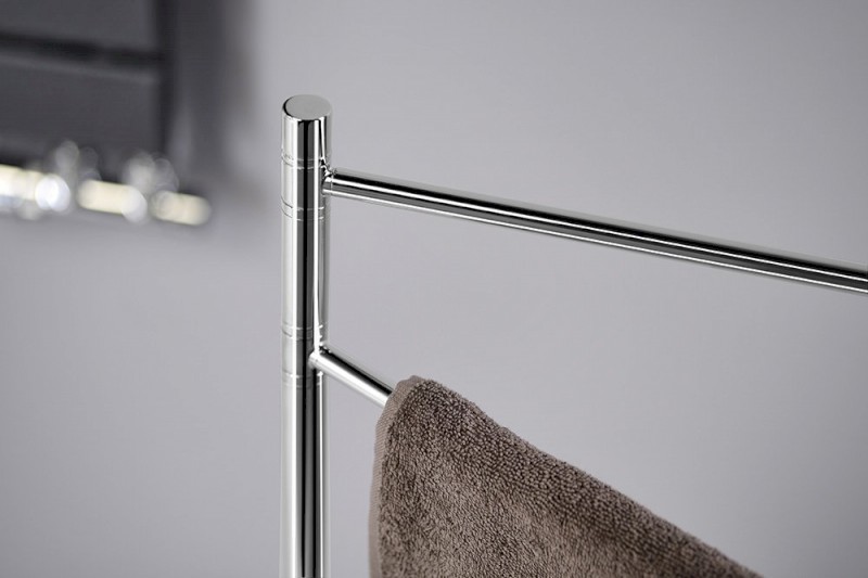 ARTU stojan na ručníky, hranatý, chrom 1131