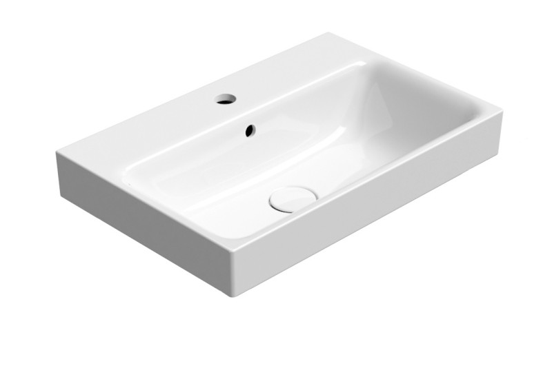 NUBES keramické umyvadlo 60x40cm, bílá ExtraGlaze 9683111
