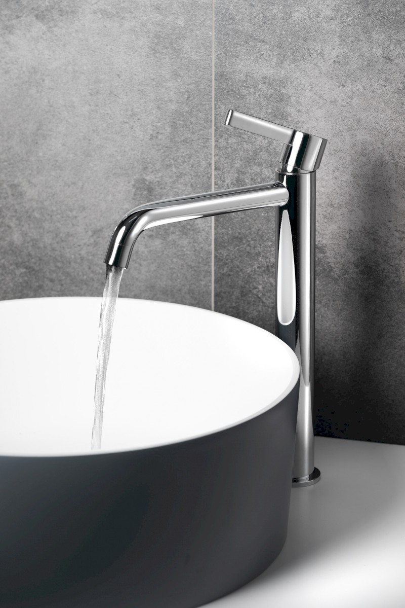 ICONIC stojánková umyvadlová baterie vysoká, chrom AF006