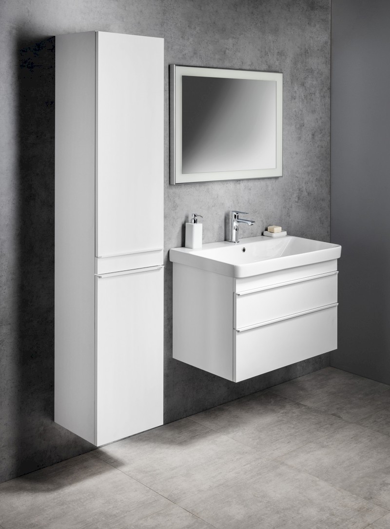 SITIA skříňka vysoká 35x172x32cm, 2x dvířka, levá/pravá, bílá mat SI230-3131