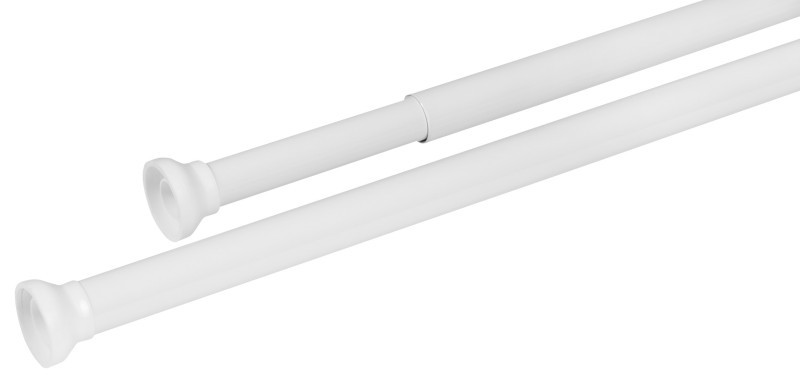 Teleskopická rozpěrná tyč 118-215cm, bílá 4061