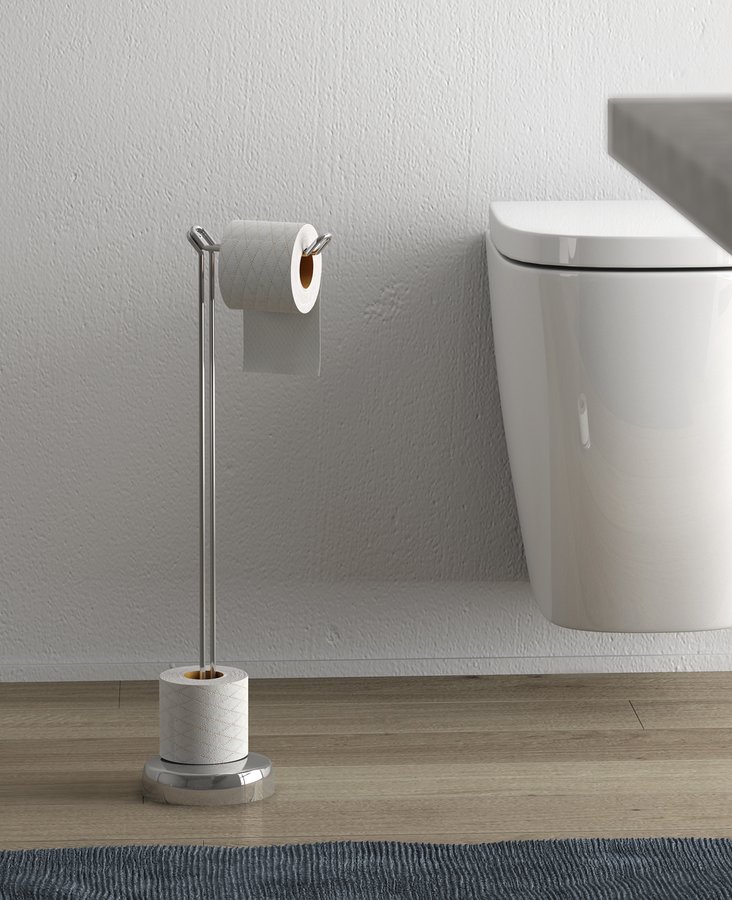 MINU stojan na toaletní papíry, chrom MU37
