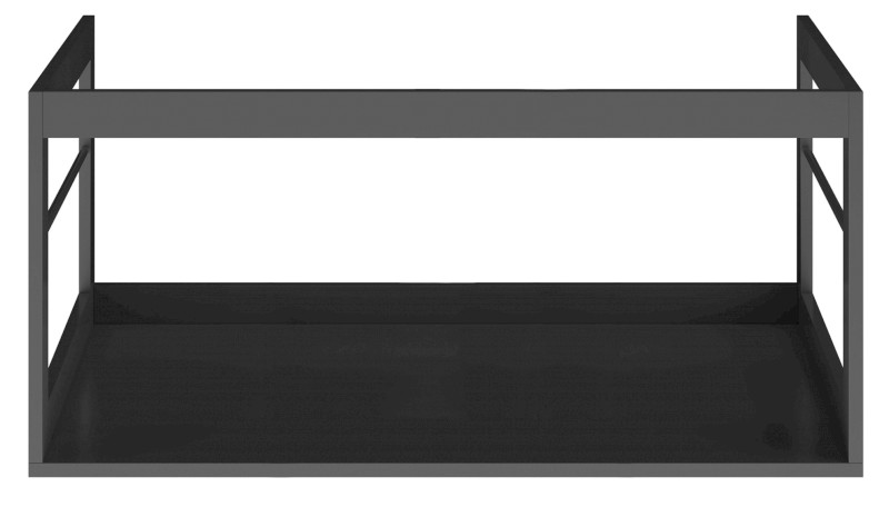 PURA konstrukce pod umyvadlo 82x46cm, černá mat MSP8228