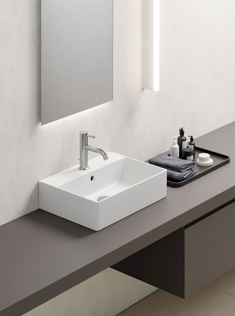 KUBE X keramické umyvadlo 50x37cm, bílá ExtraGlaze 9447111