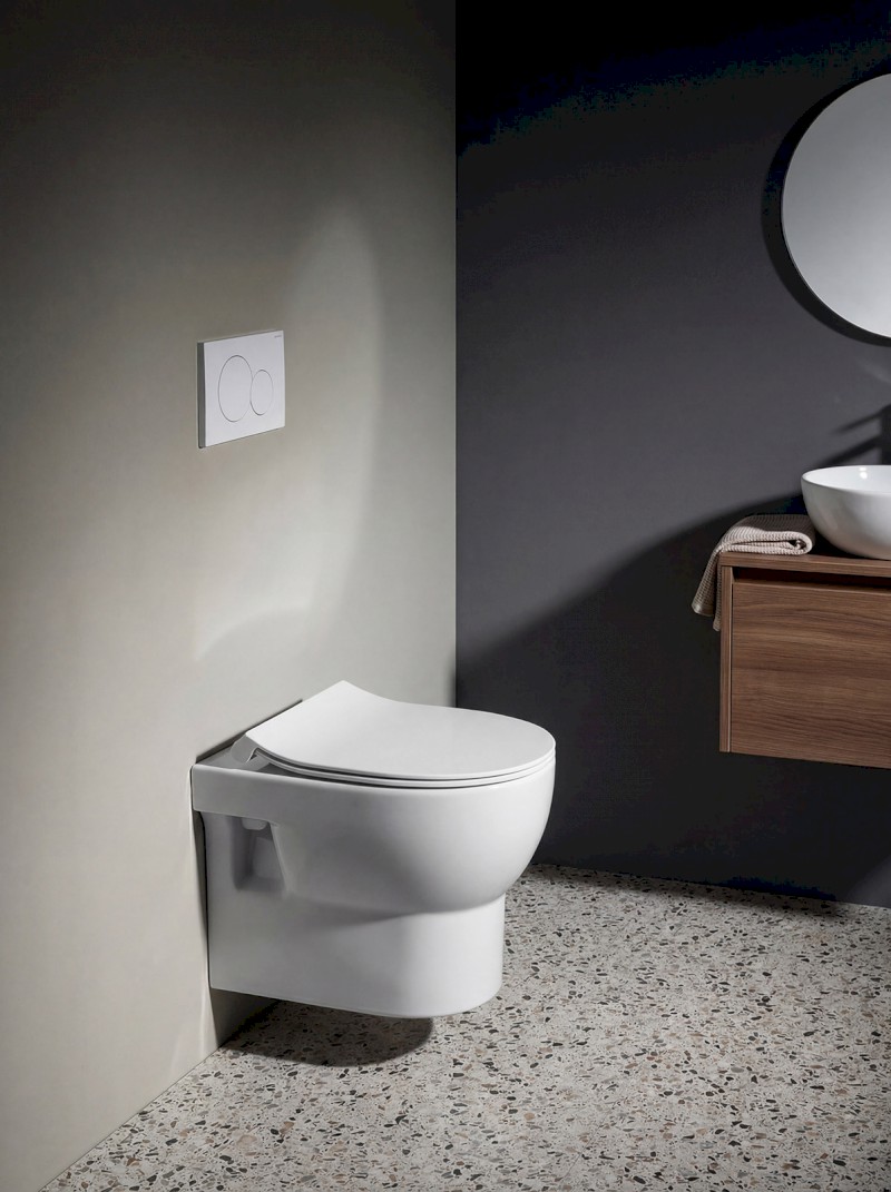 ABSOLUTE závěsná WC mísa, Rimless, 35x50cm, bílá 10AB02002