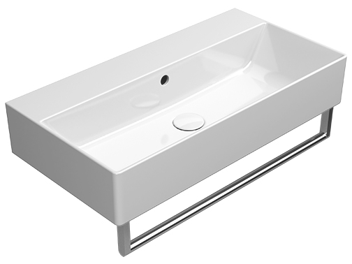 KUBE X keramické umyvadlo 70x37cm, bez otvoru, bílá ExtraGlaze 9455011
