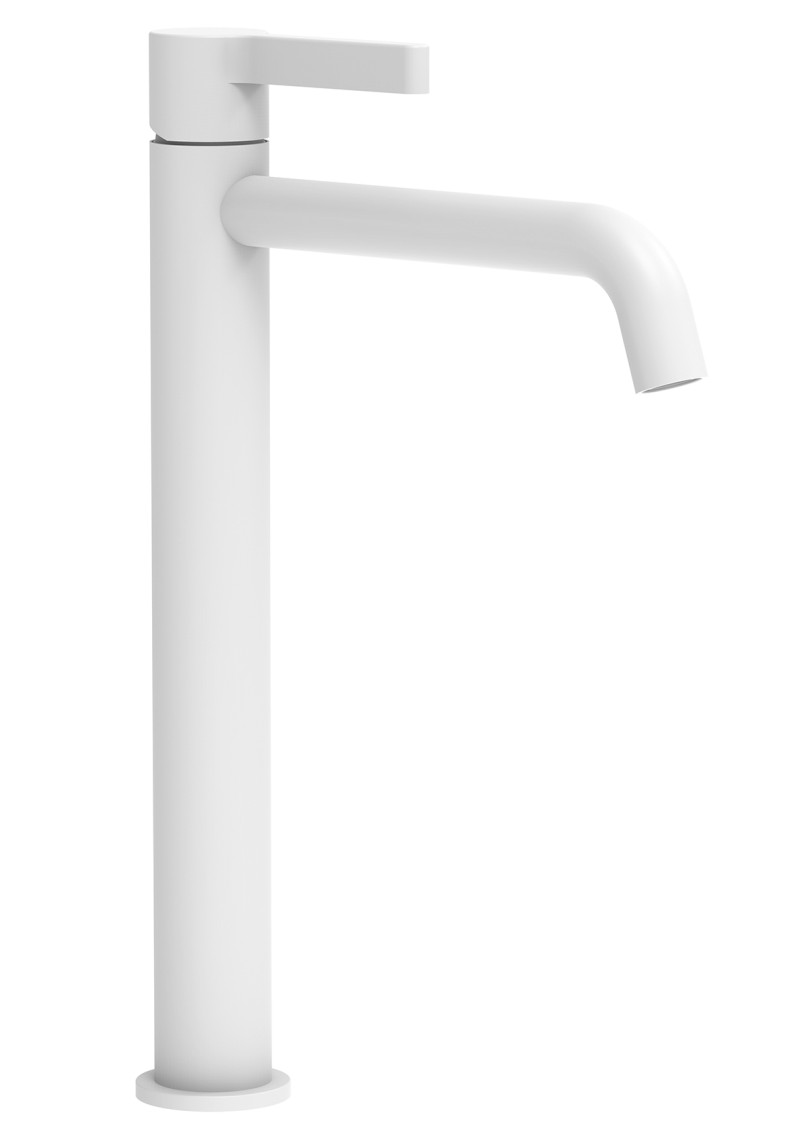 ICONIC stojánková umyvadlová baterie vysoká, bílá mat AF006W