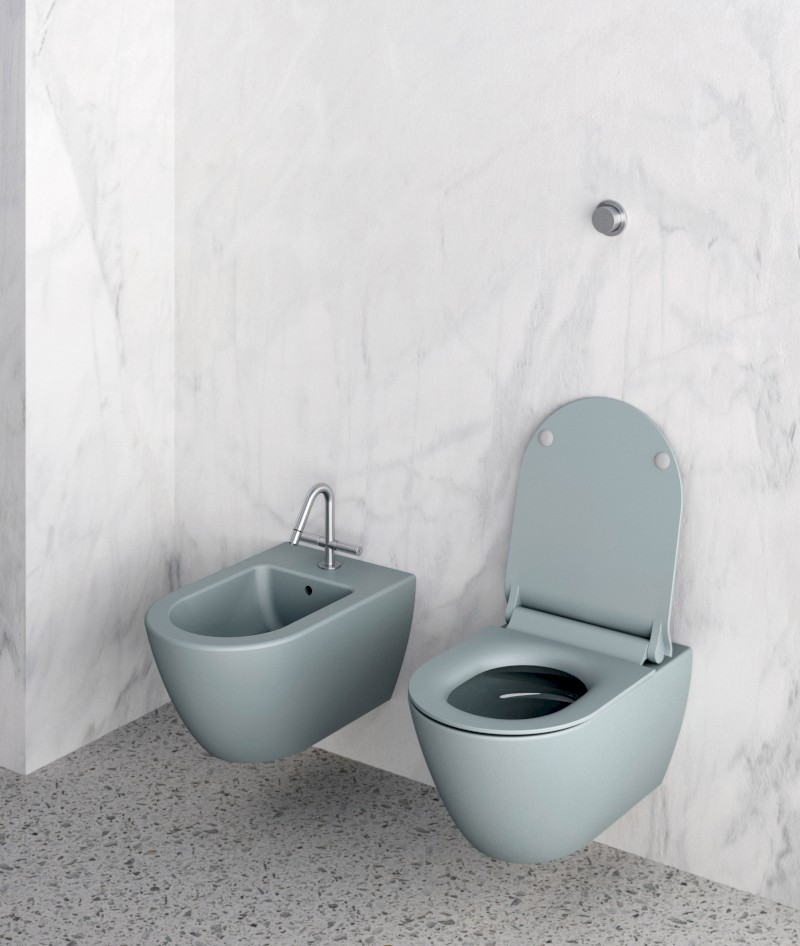 PURA bidet závěsný, 36x55cm, ghiaccio mat 8865115
