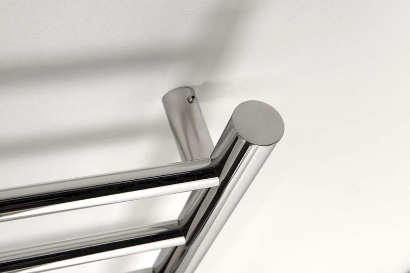 REDONDO elektrický sušák ručníků, kulatý, 630x1160mm, 130W, nerez lesk ER230V