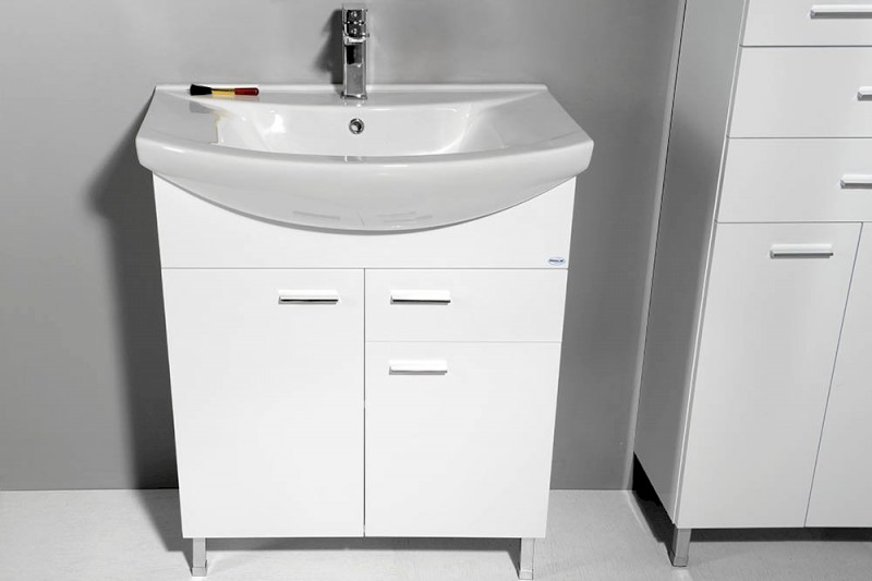 ZOJA umyvadlová skříňka 71,5x74x34cm, bílá 51075A