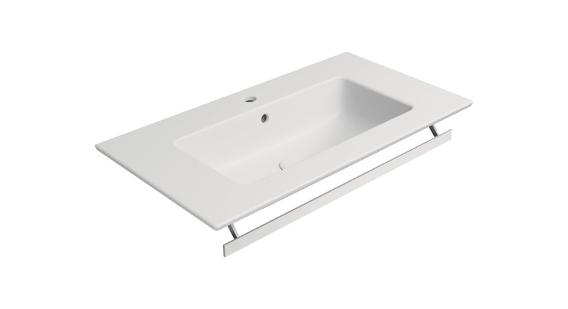 PURA keramické umyvadlo Slim 82x46cm, bílá mat 8885109