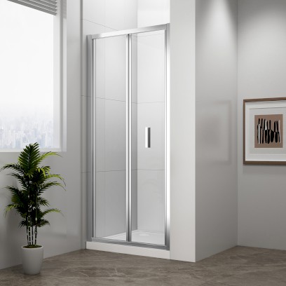 EASY sprchové dveře skládací 1000mm, čiré sklo EL1910